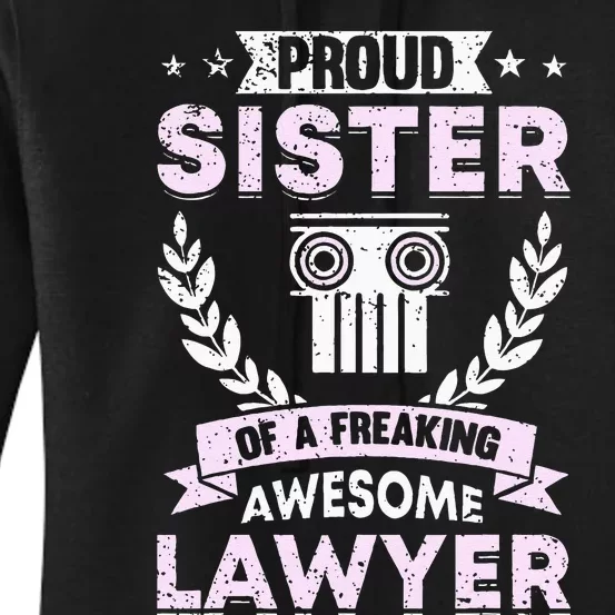 Justice Lawyer Jurist Attorney Prosecutor Paralegal Sister Women's Pullover Hoodie