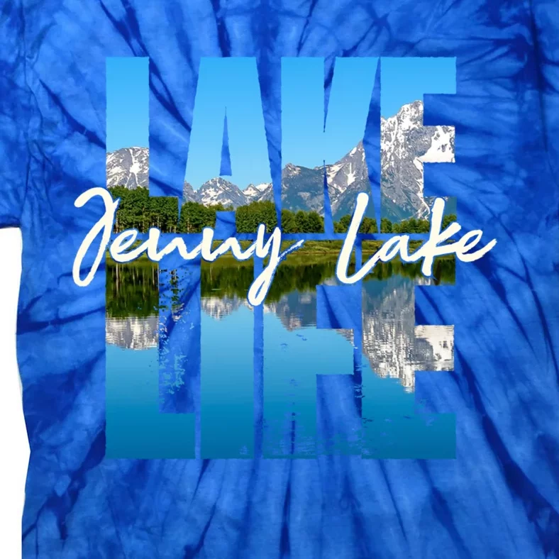 Jenny Lake Lakes Lake Life Kayaking Camping Kayak Basin Funny Gift Tie-Dye T-Shirt