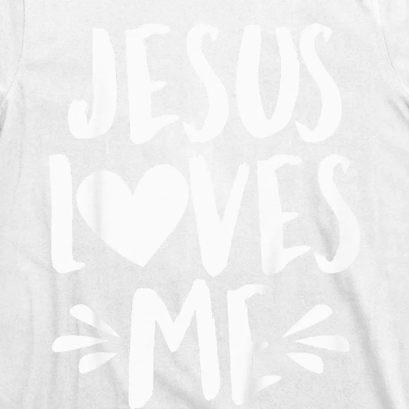 Jesus Loves Me Christian Jesus God Valentine’s Day Baby T-Shirt