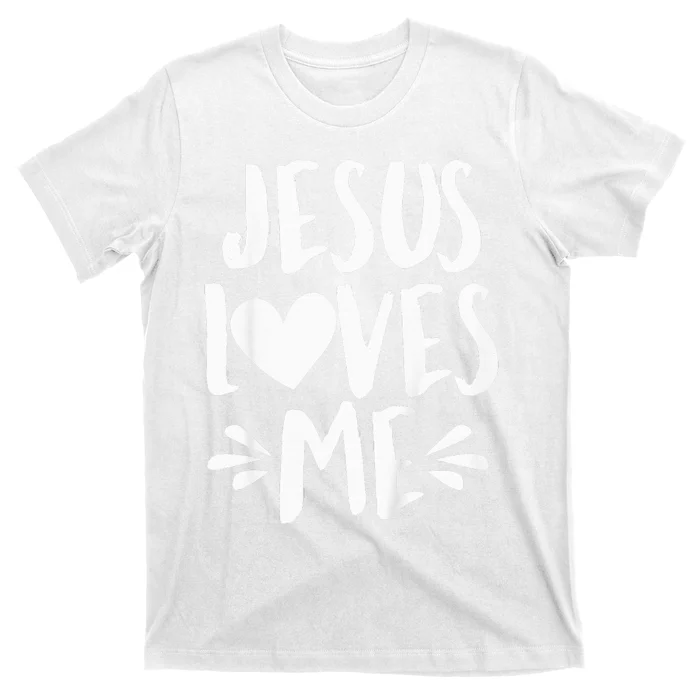 Jesus Loves Me Christian Jesus God Valentine’s Day Baby T-Shirt