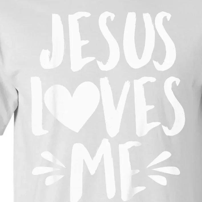 Jesus Loves Me Christian Jesus God Valentine’s Day Baby Tall T-Shirt