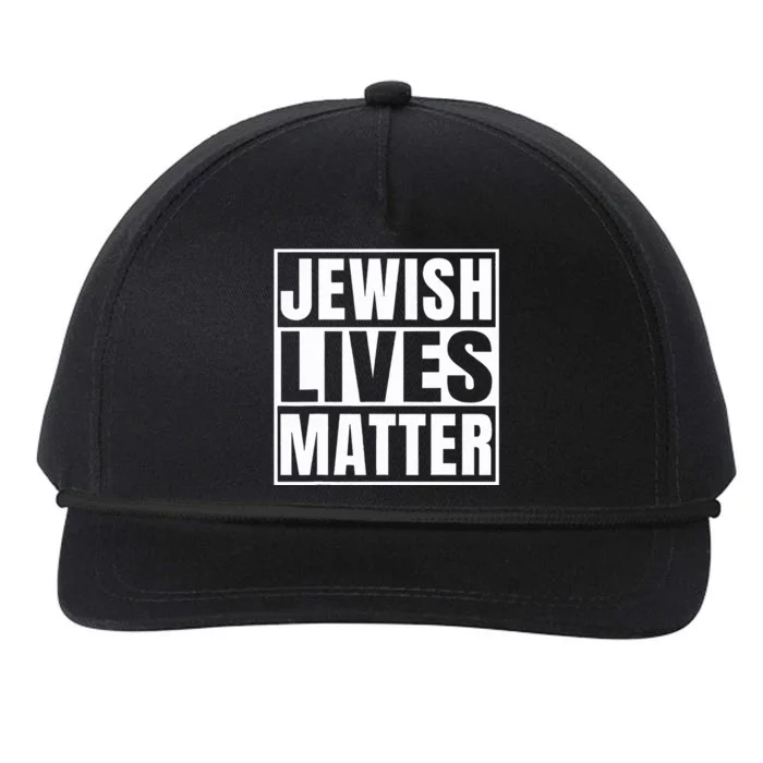 Jewish Lives Matter Hebrew Jews Passover Jewish Snapback Five-Panel Rope Hat