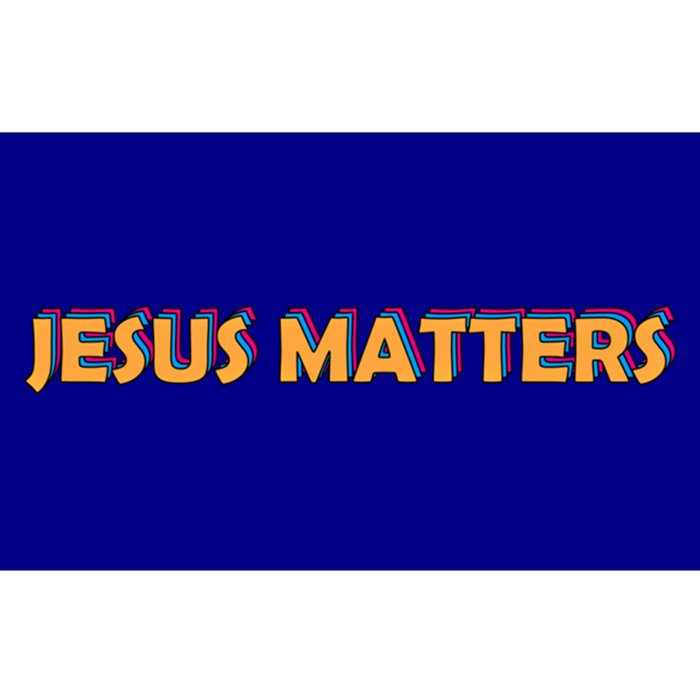 Jesus' Life Matters He Died Ll And He Is My Superhero Funny Gift Bumper Sticker