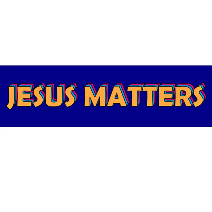 Jesus' Life Matters He Died Ll And He Is My Superhero Funny Gift Bumper Sticker