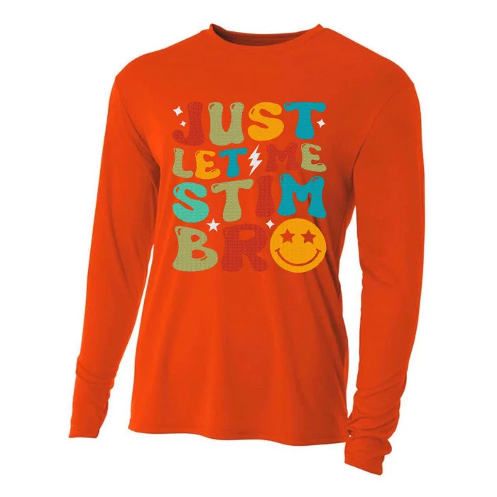 Just Let Me Stim Bro Cooling Performance Long Sleeve Crew