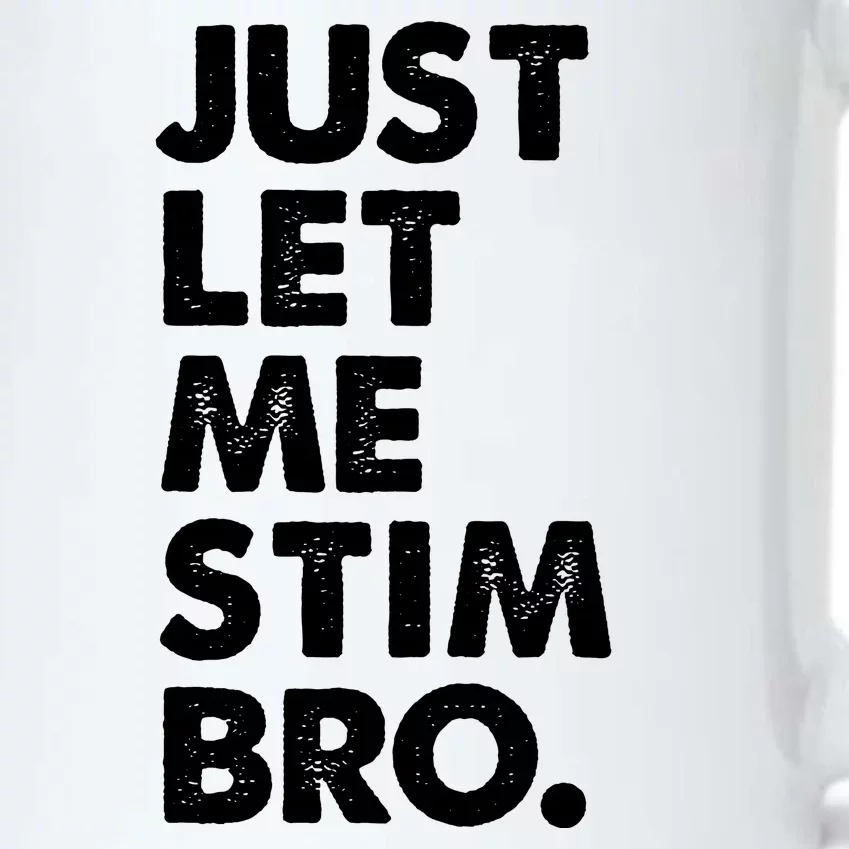 Just Let Me Stim Bro Autism Awareness Black Color Changing Mug