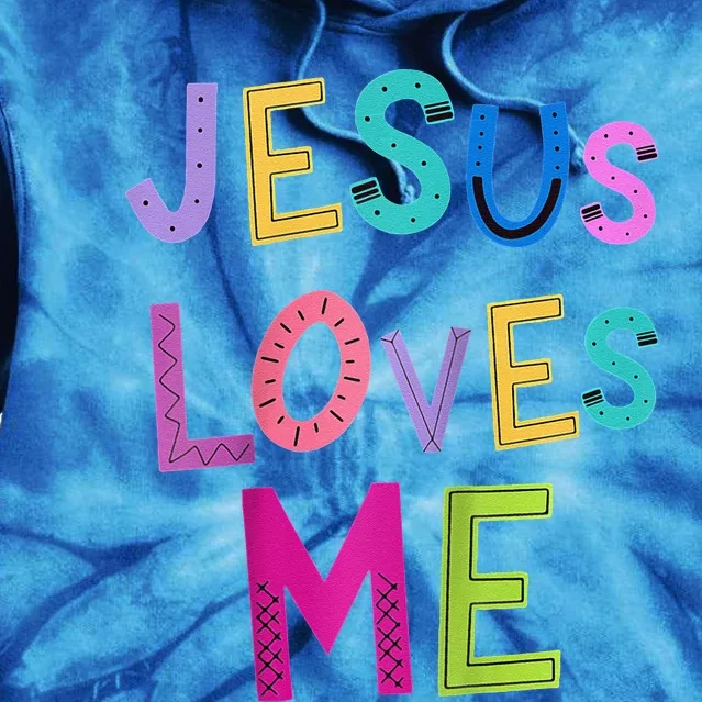 Jesus Loves Me Religious Christian Catholic Church Prayer Raglan Baseball Tie Dye Hoodie