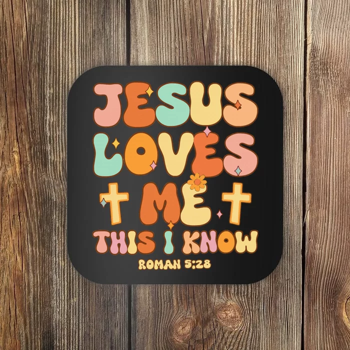 Jesus Love Me This I Know Christian Coaster