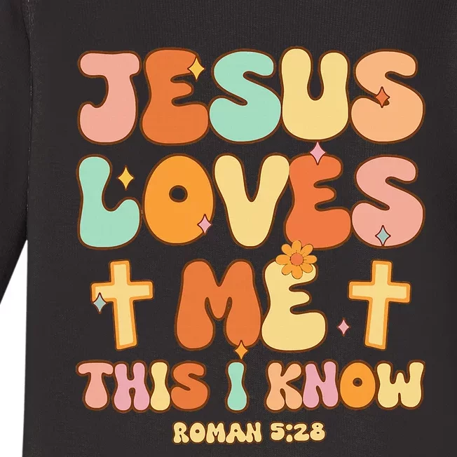 Jesus Love Me This I Know Christian Baby Long Sleeve Bodysuit