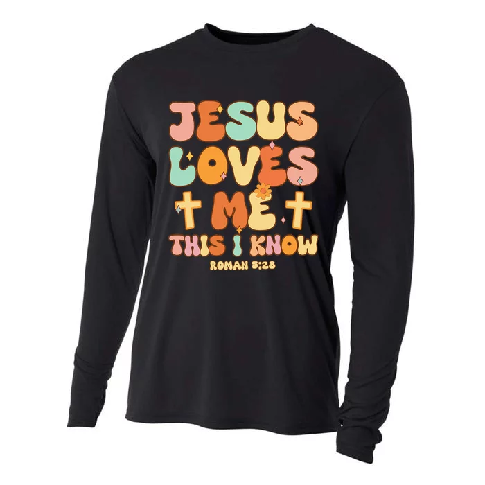 Jesus Love Me This I Know Christian Cooling Performance Long Sleeve Crew