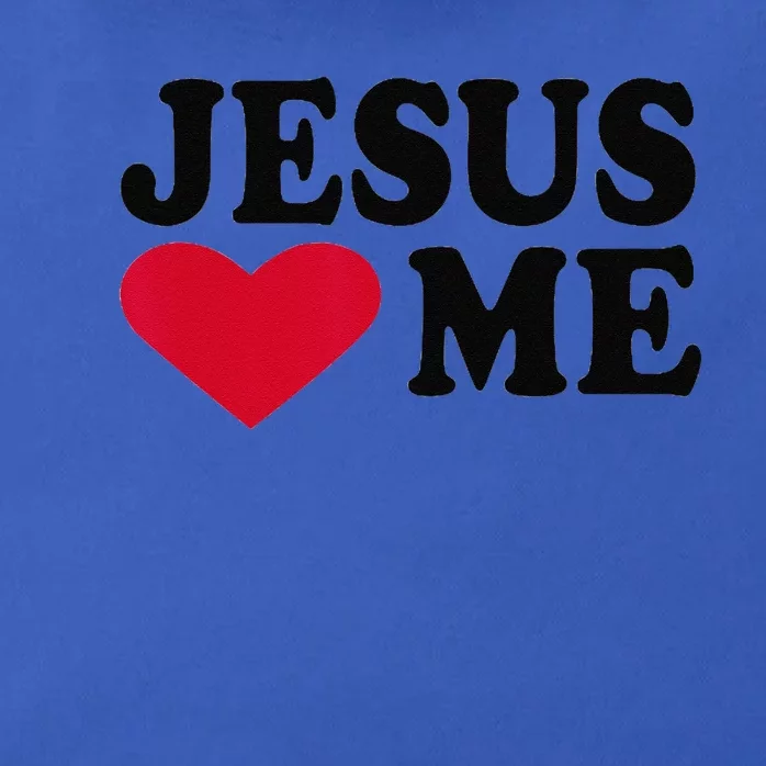 Jesus Loves Me Zip Tote Bag