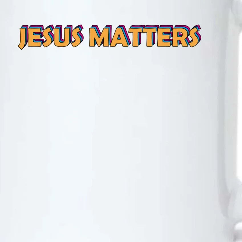 Jesus' Life Matters He Died Ll And He Is My Superhero Gift Black Color Changing Mug