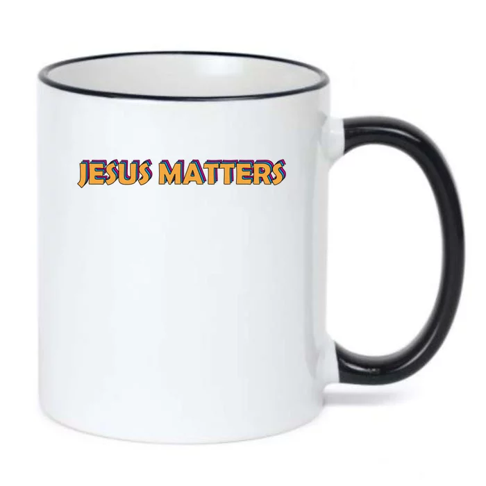 Jesus' Life Matters He Died Ll And He Is My Superhero Gift Black Color Changing Mug