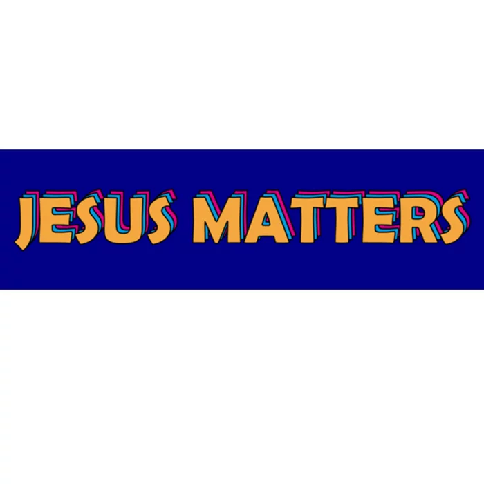 Jesus' Life Matters He Died Ll And He Is My Superhero Gift Bumper Sticker