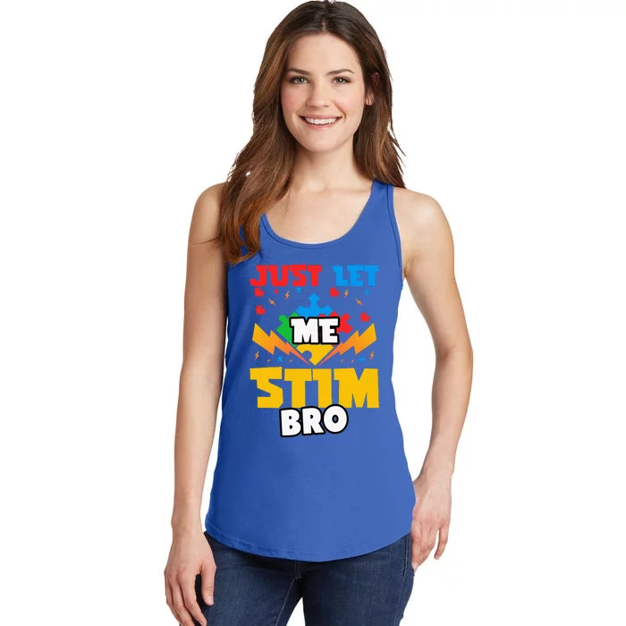 Just Let Me Stim Bro Ladies Essential Tank