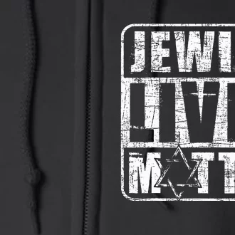 Jewish Lives Matter  Jews Hebrew Israelites Passover Pesach Full Zip Hoodie