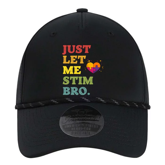 Just Let Me Stim Bro Funny Autism Awareness Month Performance The Dyno Cap