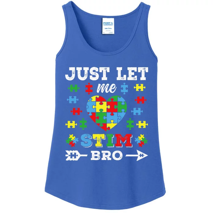 Just Let Me Stim Bro Ladies Essential Tank