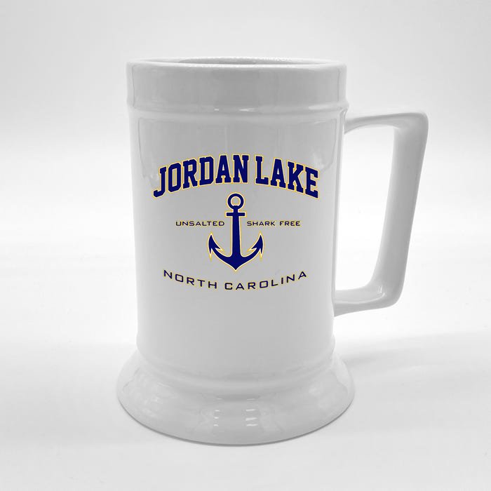 Jordan Lake Nc Front & Back Beer Stein