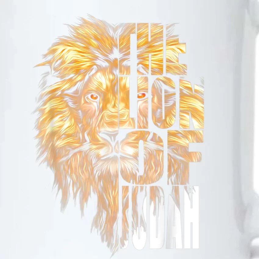 Jesus Lion Of Judah Christian Gift For Men Women Black Color Changing Mug