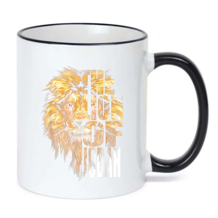 Jesus Lion Of Judah Christian Gift For Men Women Black Color Changing Mug