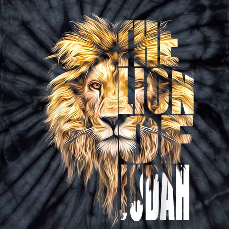 Jesus Lion Of Judah Christian Gift For Men Women Tie-Dye T-Shirt