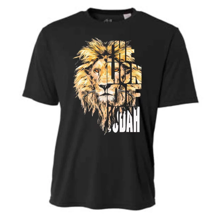 Jesus Lion Of Judah Cooling Performance Crew T-Shirt