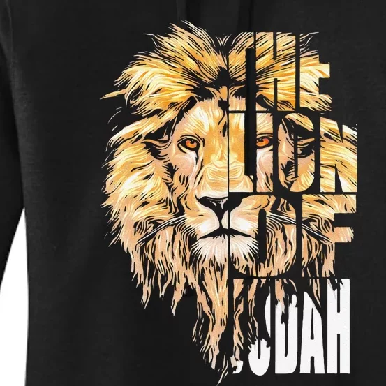 Jesus Lion Of Judah Women's Pullover Hoodie