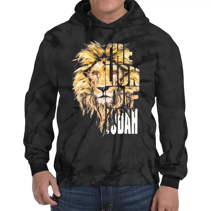 Jesus Lion Of Judah Tie Dye Hoodie