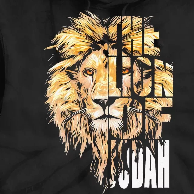 Jesus Lion Of Judah Tie Dye Hoodie