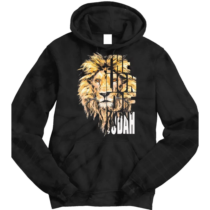 Jesus Lion Of Judah Tie Dye Hoodie