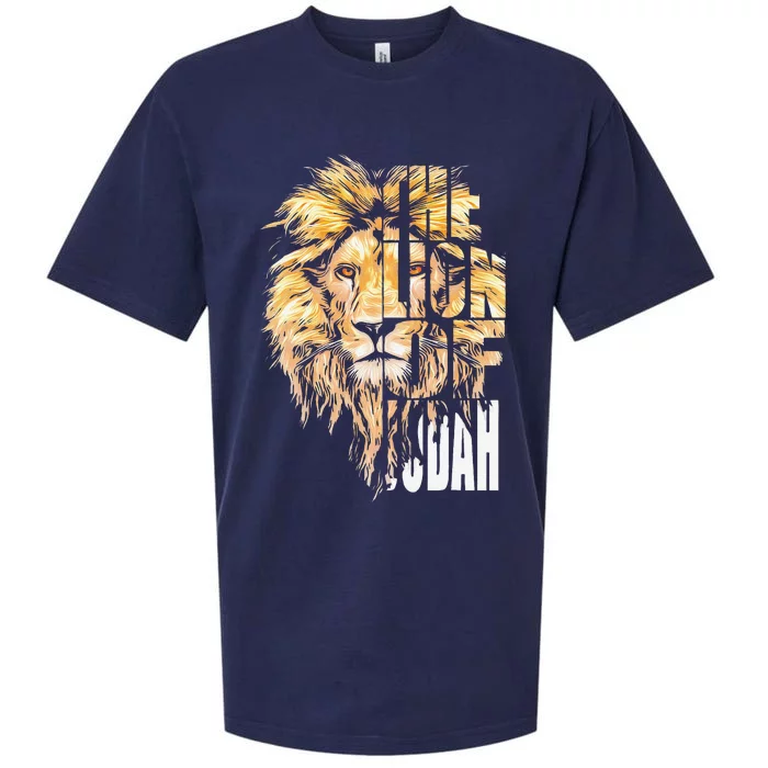 Jesus Lion Of Judah Sueded Cloud Jersey T-Shirt