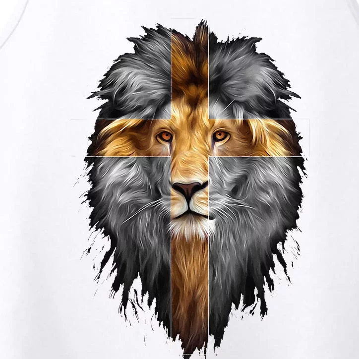 Jesus Lion Of Judah Performance Tank