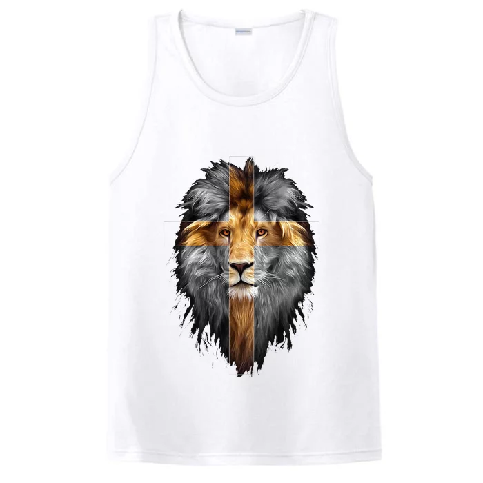 Jesus Lion Of Judah Performance Tank