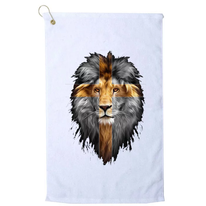 Jesus Lion Of Judah Platinum Collection Golf Towel