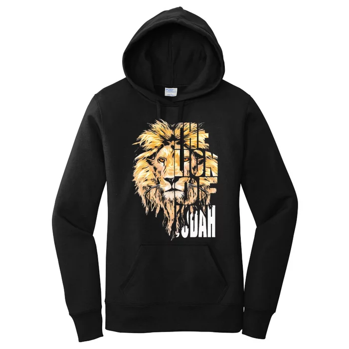 Jesus Lion Of Judah Christian Gift For Men Women Women's Pullover Hoodie