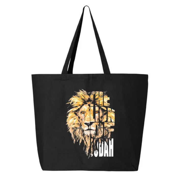 Jesus Lion Of Judah Christian Gift For Men Women 25L Jumbo Tote