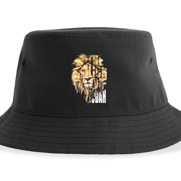 Jesus Lion Of Judah Christian Gift Sustainable Bucket Hat