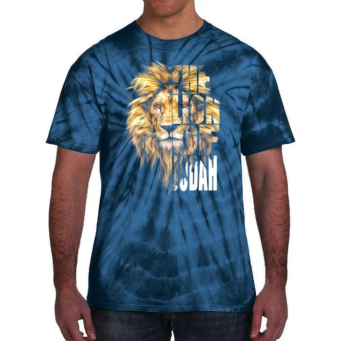 Jesus Lion Of Judah Christian Gift For Women Tie-Dye T-Shirt