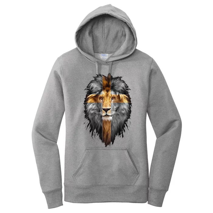 Jesus Lion Of Judah Women's Pullover Hoodie