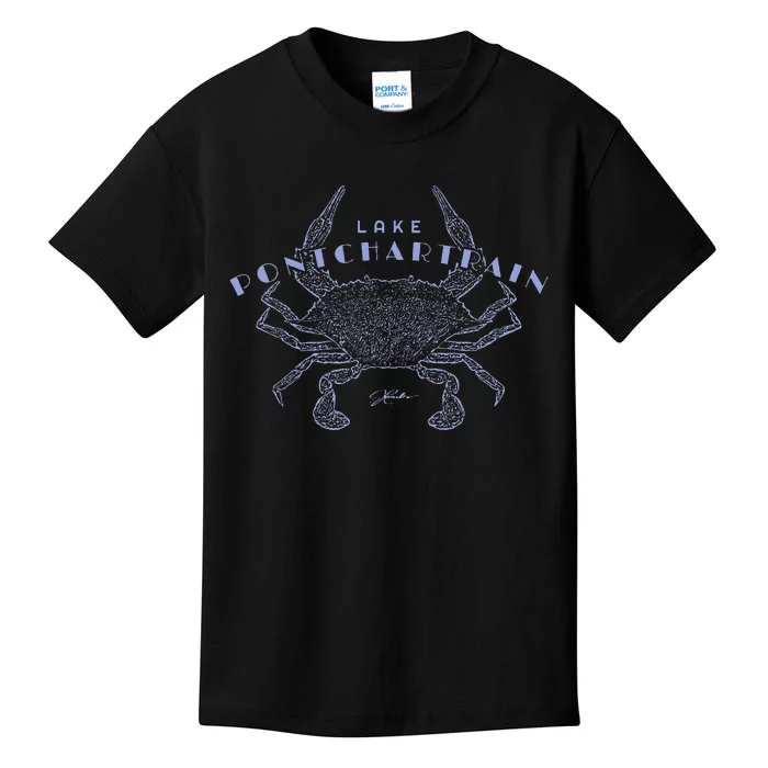 Jcombs Lake Pontchartrain Louisiana Blue Crab Kids T-Shirt