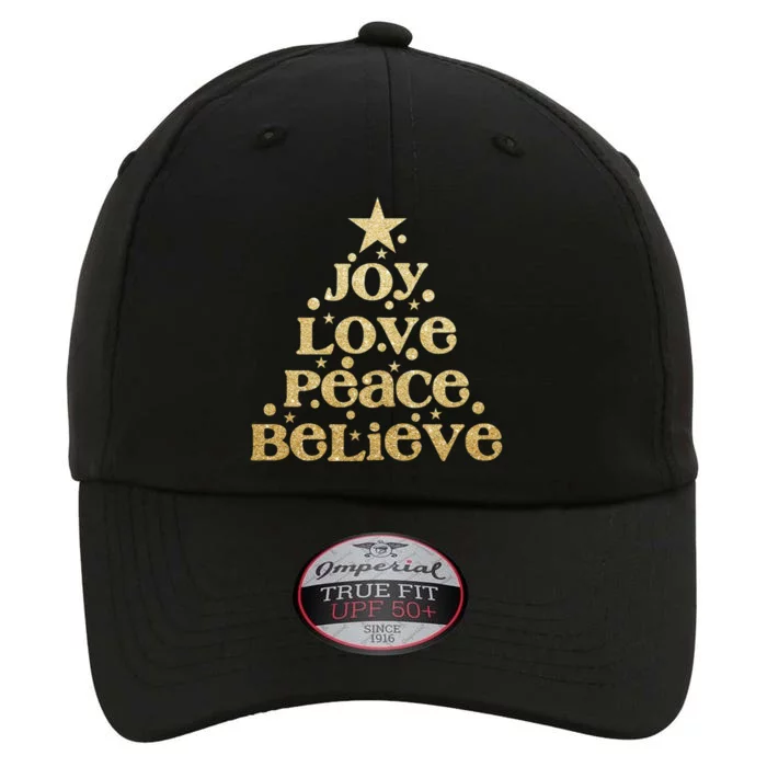 Joy Love Peace Believe Christmas Tree The Original Performance Cap