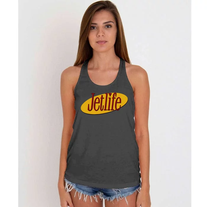 Jet Life S.E.I.N.F.E.L.D Women's Knotted Racerback Tank