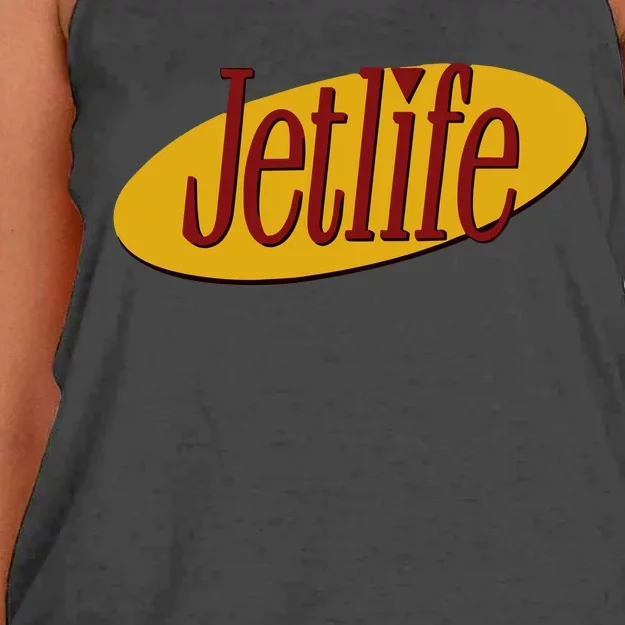 Jet Life S.E.I.N.F.E.L.D Women's Knotted Racerback Tank