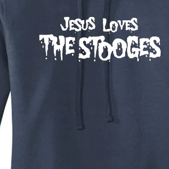 Jesus Loves The Stooges Women's Pullover Hoodie