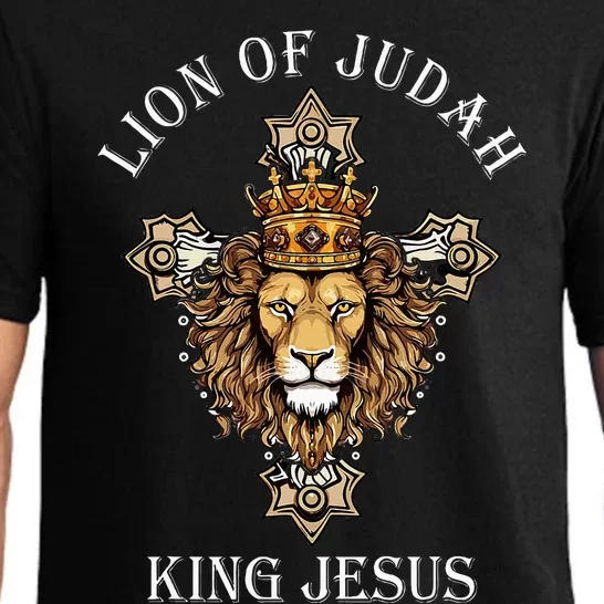 Jesus Lion The Lion Of Judah Revelations 5 Pajama Set