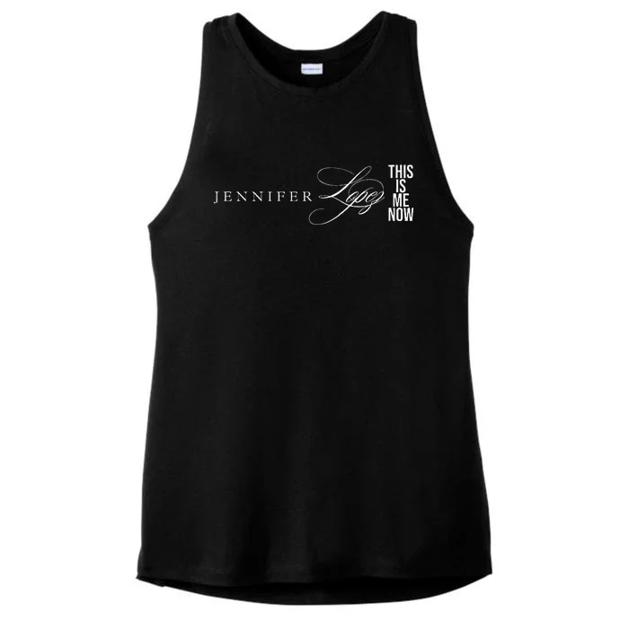 Jennifer Lopez This Is Me Now Ladies Tri-Blend Wicking Tank