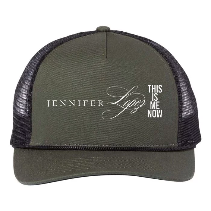 Jennifer Lopez This Is Me Now Retro Rope Trucker Hat Cap