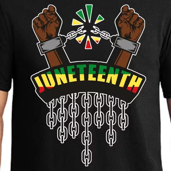 Juneteenth Locked Up Hands Freedom Pajama Set