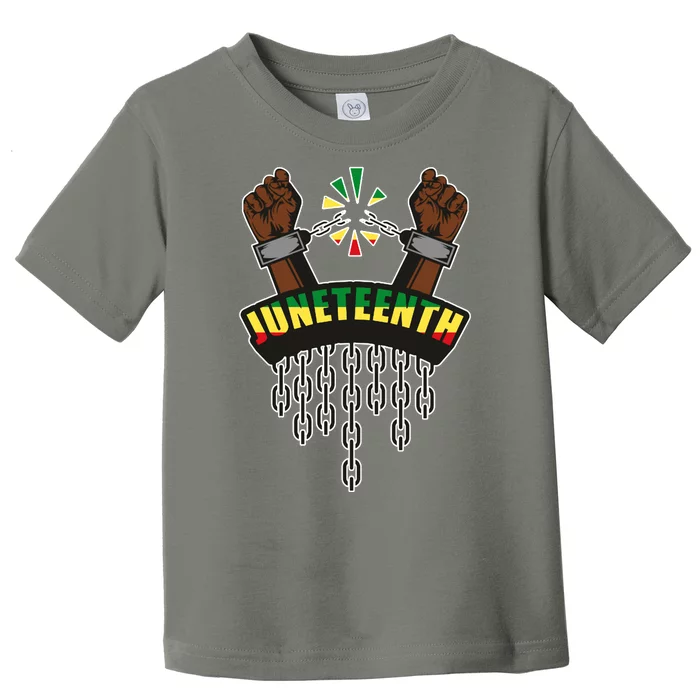 Juneteenth Locked Up Hands Freedom Toddler T-Shirt